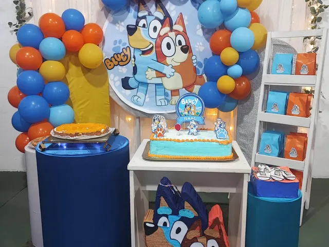Decoración temática Bluey