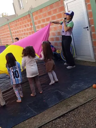 Juegos con el paracaídas